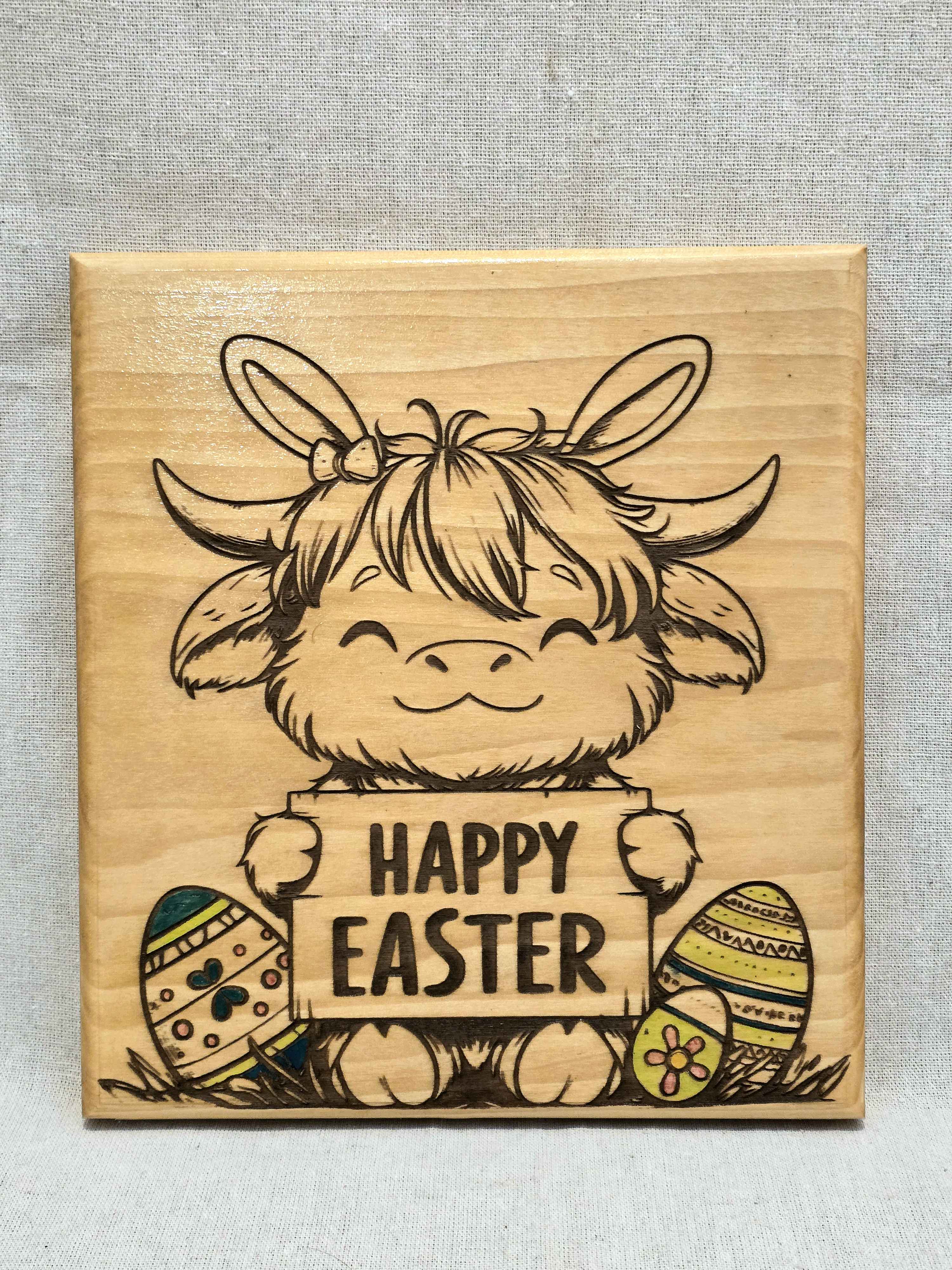 Happy Easter Cow